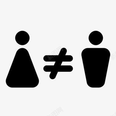 不平等女性其他图标图标