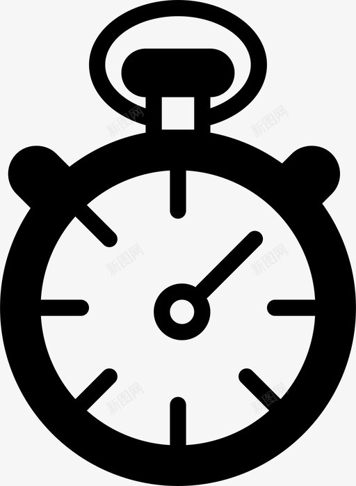 秒表小时毫秒图标svg_新图网 https://ixintu.com 分钟 小时 时间 毫秒 秒表 计时器 运动 运动实心