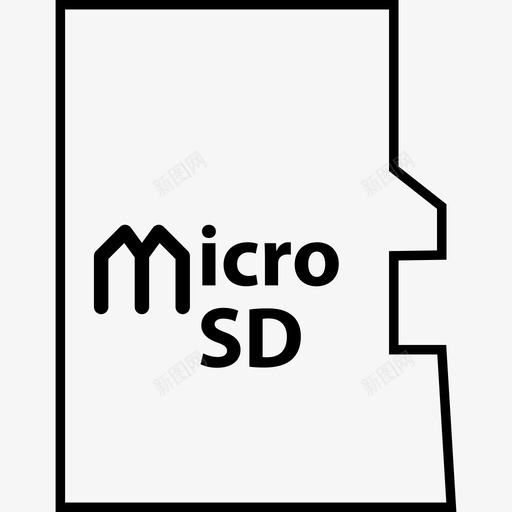 MicroSD卡工具用具监控满图标svg_新图网 https://ixintu.com MicroSD卡 工具用具 监控满