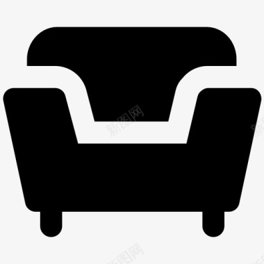 沙发长椅座椅沙发图标图标