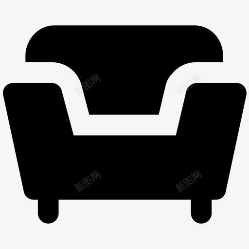 沙发长椅座椅沙发图标svg_新图网 https://ixintu.com labrotory 增强 家具 座椅沙发 建筑和家具大胆的实心图标 沙发 视觉 评估 长椅 预测