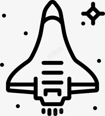 宇宙飞船不明飞行物太空旅行图标图标