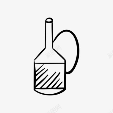一瓶酒花瓶倒酒图标图标