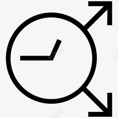 计时器物流配送线图标图标