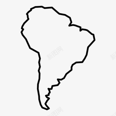 南美洲西班牙语葡萄牙语图标图标