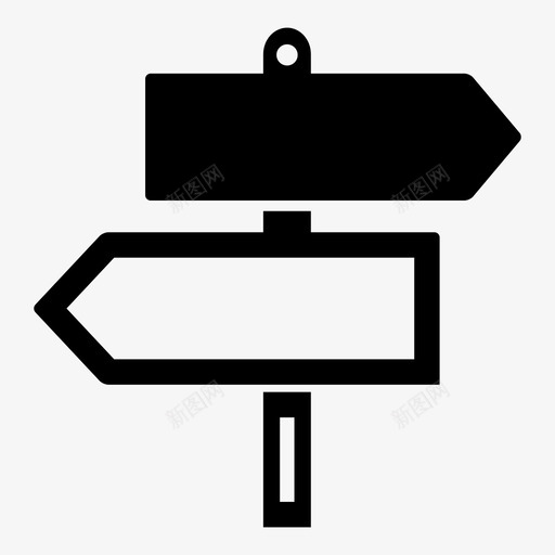 方向标志标志牌位置图标svg_新图网 https://ixintu.com 位置 地图1 地址 指示 改道 方向 方向标志 标志牌 绘图 街道 跟踪