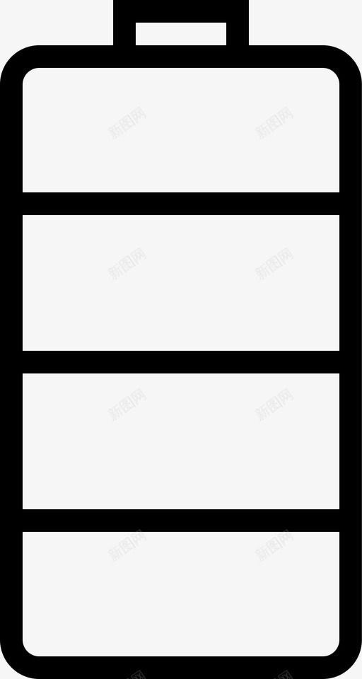 全电池电池存储图标svg_新图网 https://ixintu.com 全电池 存储 电池 粉碎图标的基本轮廓