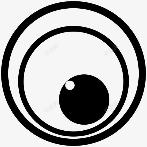 眼睛圆圈清楚图标svg_新图网 https://ixintu.com 仆从 圆 圆圈 清楚 看 眼睛 瞳孔 视野