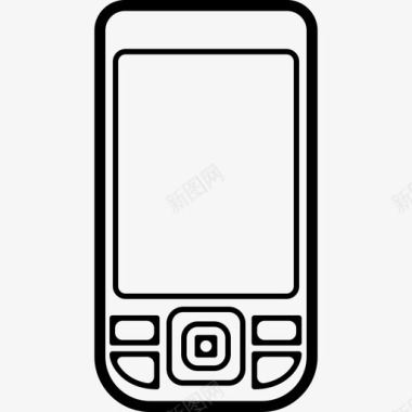 手机外形有按钮工具用具手机图标图标