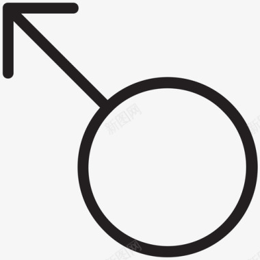 男性圆形男性标志图标图标
