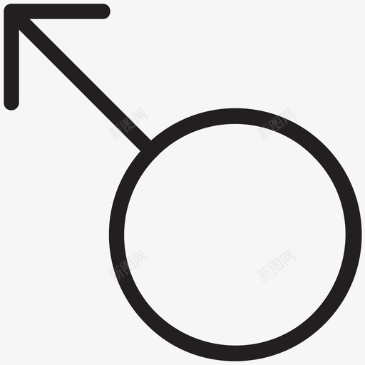 男性圆形男性标志图标svg_新图网 https://ixintu.com 乐趣 圆形 大 巨人 性 性别 男孩 男性 男性标志 箭头 网络和用户界面图标