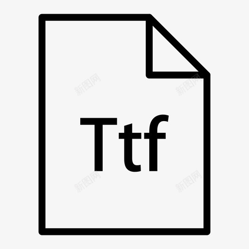 fileapple扩展名图标svg_新图网 https://ixintu.com apple file filetype reading truetype字体 ttf writing 微软 扩展名 文件扩展名