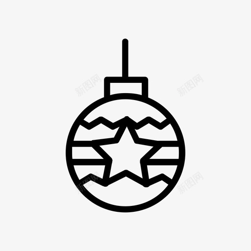 装饰圣诞笔触图标系列svg_新图网 https://ixintu.com 圣诞笔触图标系列 装饰