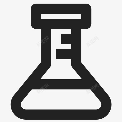 锥形烧瓶科学测量图标svg_新图网 https://ixintu.com 化学品 容器 抓握 持有 测量 烧杯 科学 花瓶 锥形烧瓶