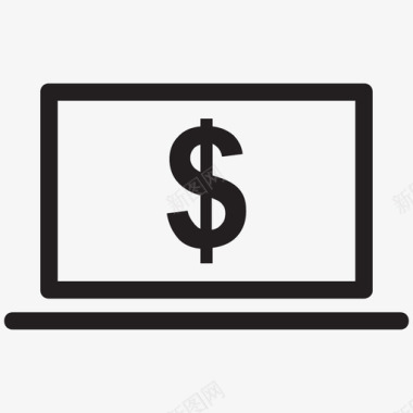 钞票搜索引擎优化和营销图标图标