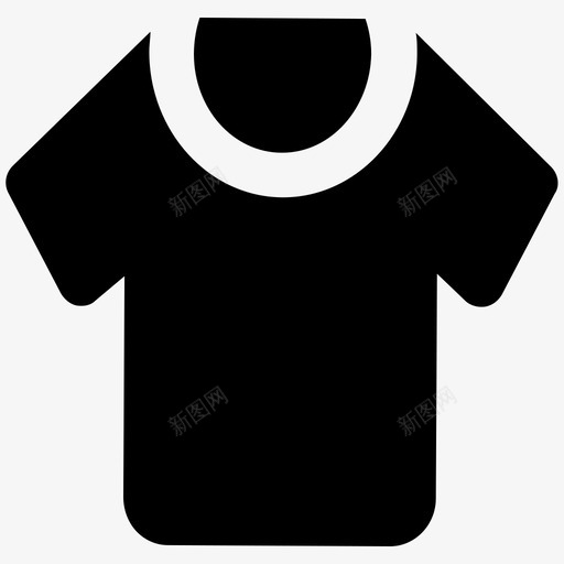 衬衫衣服大胆的实心图标svg_新图网 https://ixintu.com 衣服大胆的实心图标 衬衫