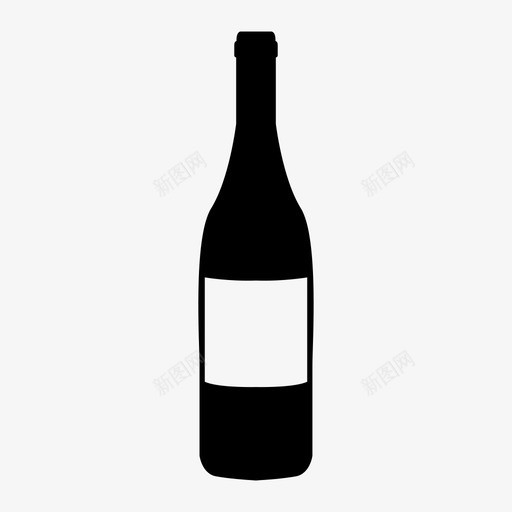 葡萄酒瓶星型红色图标svg_新图网 https://ixintu.com 开瓶器 星型 红色 葡萄酒瓶 解百纳 软木塞 酒精 饮料