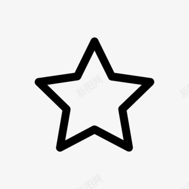 星保存五角星图标图标