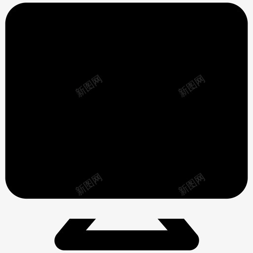 lcd电脑桌面图标svg_新图网 https://ixintu.com lcd pc 屏幕 搜索引擎优化和营销粗体实线图标 显示器 桌面 电脑