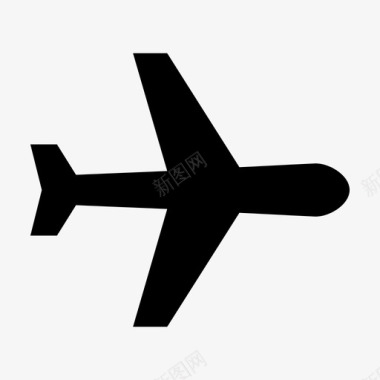 飞机飞行目标图标图标