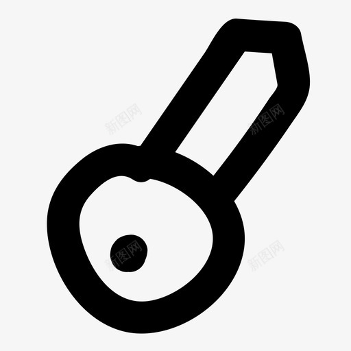 钥匙图纸手绘图标svg_新图网 https://ixintu.com 储物柜 图纸 孔 安全 密码 手绘 手绘一般图标 支架 钥匙 锁