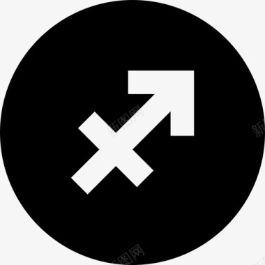 射手座符号阅读图标图标