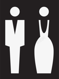 日本图标中性标志日本洗手间性别标志图标高清图片