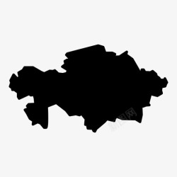 哈萨克斯坦地图哈萨克斯坦苏维埃共和国穷国图标高清图片