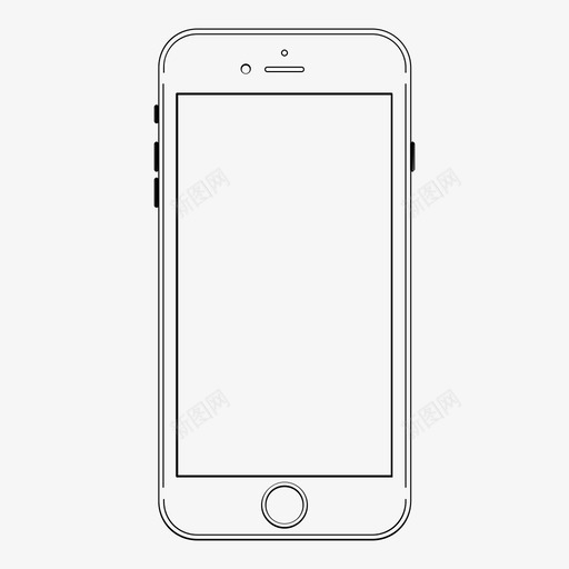 iphone6s图标svg_新图网 https://ixintu.com iphone6s