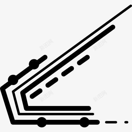 电子印刷线路技术电子元件图标svg_新图网 https://ixintu.com 技术 电子元件 电子印刷线路