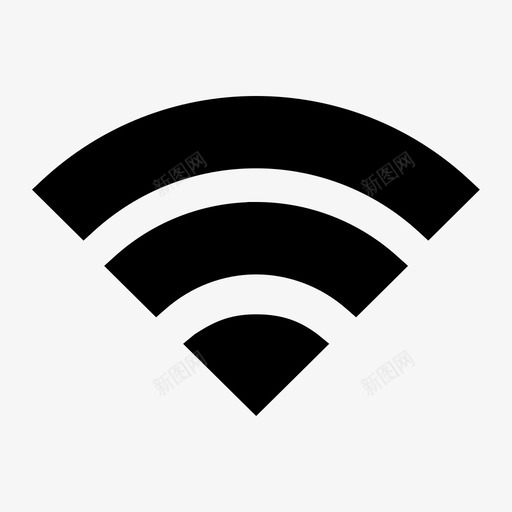 wifiwifi信号信号强度图标svg_新图网 https://ixintu.com wifi wifi信号 信号强度 无线信号 服装 烘干 用户界面图标 电子报 精致 贴身