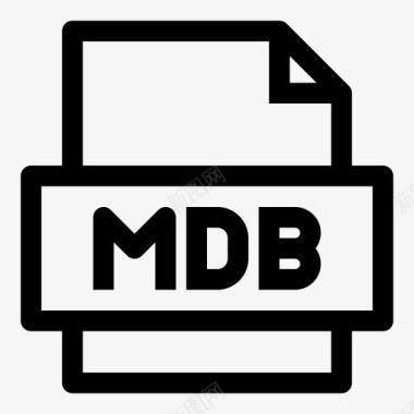 mdb文件打开microsoft图标图标