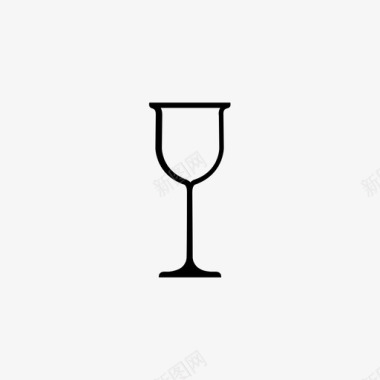 酒杯优雅花哨图标图标