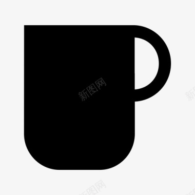 杯子咖啡容器图标图标
