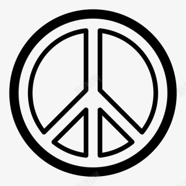 和平迷幻和平主义图标图标
