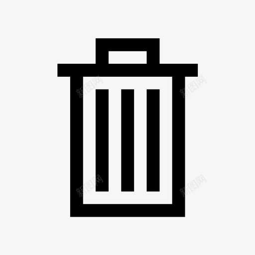 垃圾碎片删除图标svg_新图网 https://ixintu.com 删除 垃圾 垃圾桶 碎屑 碎片 移除