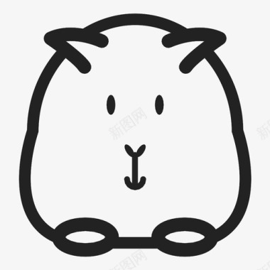 仓鼠可爱沙鼠图标图标