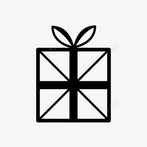 礼物物品盒子图标svg_新图网 https://ixintu.com 展示品 惊喜 核糖 物品 盒子 礼物