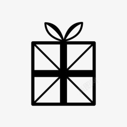 空白盒子展示礼物物品盒子图标高清图片