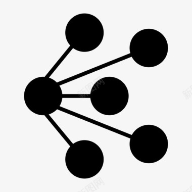共享计划网络图标图标