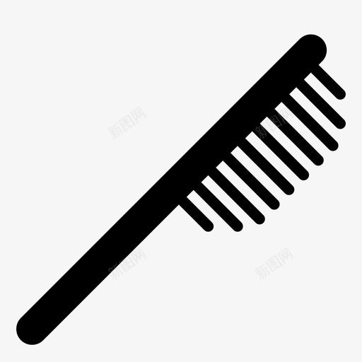 毛刷好头发好刷子图标svg_新图网 https://ixintu.com 发廊 好刷子 好头发 毛刷 沙龙 漂亮的头发 理发师 细刷 黑刷