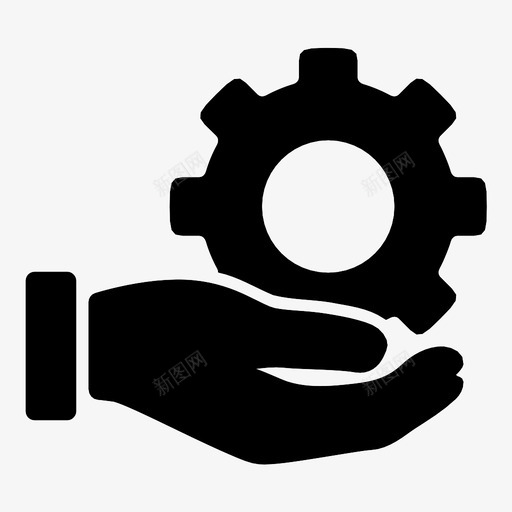 机械师手指齿轮图标svg_新图网 https://ixintu.com 套筒 工艺 手 手指 机器 机械师 车轮 齿 齿轮