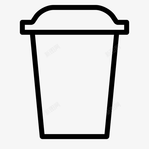 纸杯风格马克杯图标svg_新图网 https://ixintu.com 冰镇饮料 咖啡 外卖 果汁 水壶 瓶盖 纸杯 风格 饮料 马克杯