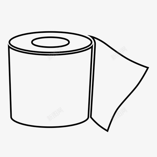卫生纸物品清洁剂图标svg_新图网 https://ixintu.com tp 卫生纸 卫生纸卷 材料 清洁剂 物品