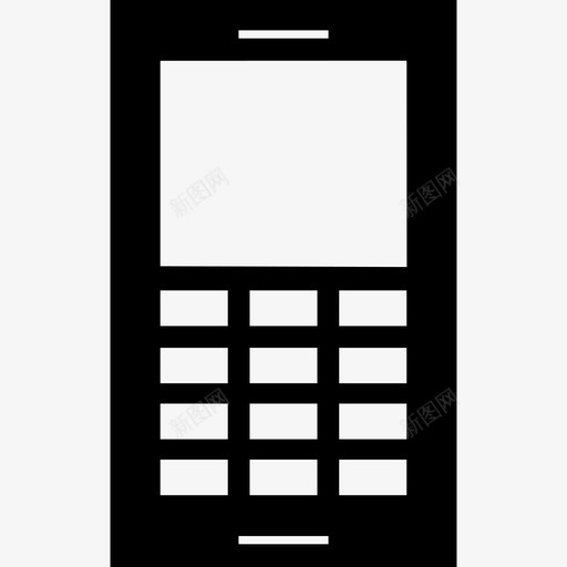 带按钮和小屏幕的手机工具和用具现代屏幕图标svg_新图网 https://ixintu.com 工具和用具 带按钮和小屏幕的手机 现代屏幕