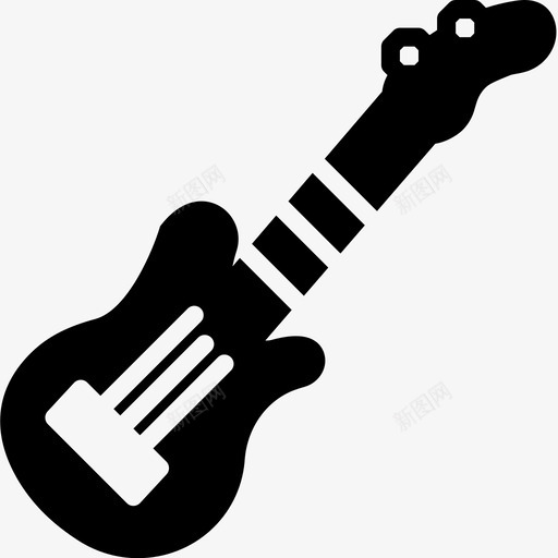 电吉他音乐乐器图标svg_新图网 https://ixintu.com 乐器 材料 电吉他 艺术 表演作品 音乐 音乐固体 项目