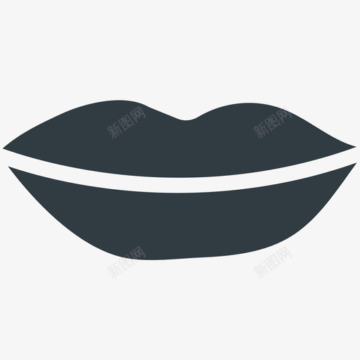 嘴唇时尚和衣服酷标图标svg_新图网 https://ixintu.com 嘴唇 时尚和衣服酷矢量图标