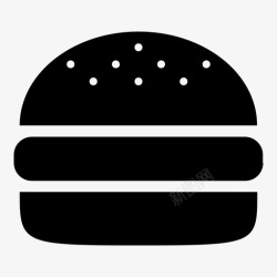 温迪汉堡包麦当劳午餐图标高清图片