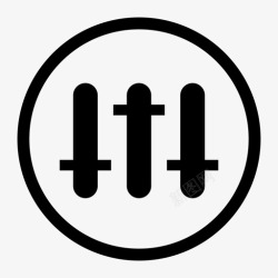 数字均衡器均衡器声音设置图标高清图片