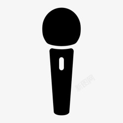 朗诵icon麦克风表演讲台图标高清图片